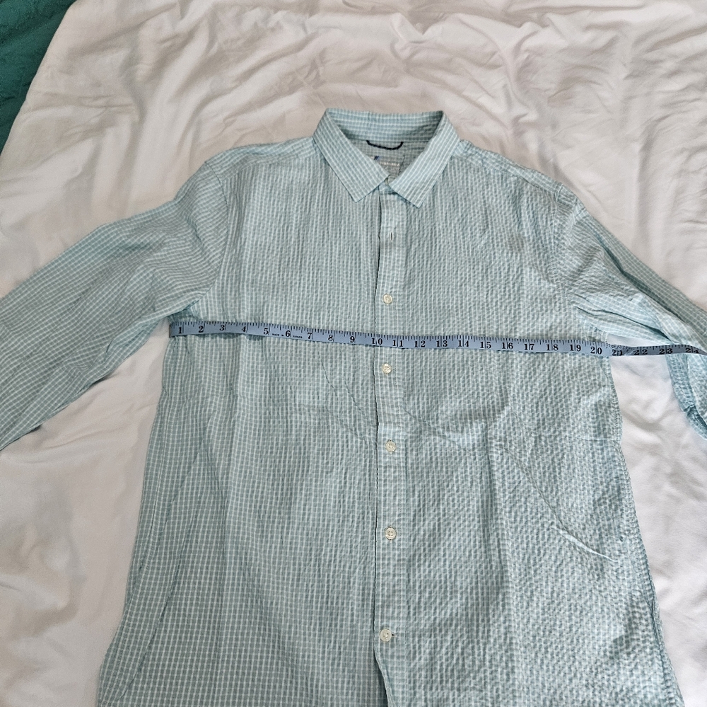 Vineyard Vines Aqua Gingham Shirt